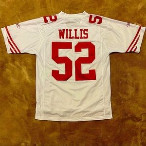 Patrick Willis #52 NFL SF 49ers White Jersey (M)